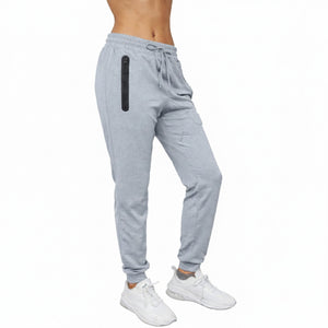 Women's Loose Fit Performance Tech Joggers Sweatpants With Heat Seal Zipper Side Pockets (Sizes: S-2XL) view 3