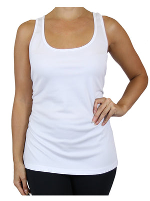 Womens Moisture Wicking Racerback Tanks view 3