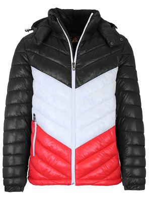 Men's Heavyweight Quilted Hooded Puffer Bubble Jacket (Sizes, S to 2XL) view 1