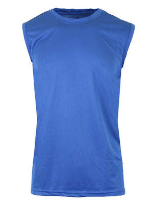 Men's Performance Moisture Wicking Active Short Sleeve & Muscle Tee