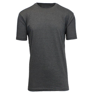 Men's Short Sleeve Crew Neck Solid Tee (Sizes, S to 3XL) view 3