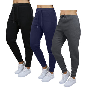 3-Pack Women's Loose Fit Fleece Jogger Sweatpants (S-3XL) view 5