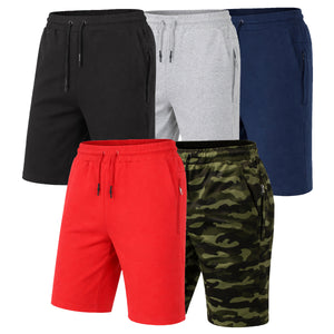 Men’s Sweat Jogger Shorts Casual Summer Lounge Gym French Terry Shorts (Size: S-2XL) view 1