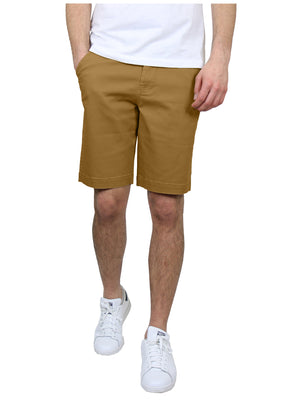 Men's 5-Pocket Flat-Front Stretch Twill Chino Shorts (Size 30-42) view 6