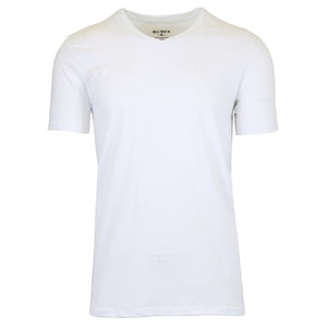 Men's Short Sleeve V-Neck Cotton - Stretch Tees view 4