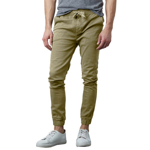 Men’s Slim-Fit Twill Jogger Pants view 4