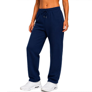 Women's Loose Fit  Classic Heavyweight Fleece Sweatpants with Open Bottom (S-3XL) view 6