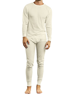 2-Piece Lightweight Thermal Set Of Both A Thermal Top And Bottom view 5
