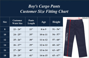 2-Pack Boy’s Super Stretch Cotton Cargo Pants – Durable, Comfy & Functional Everyday Wear view 2