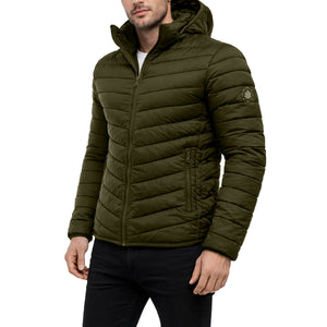Mens Sherpa-Lined Hooded Puffer Jacket (Sizes, S to 2XL) view 5