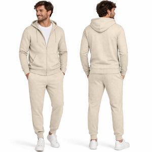 Men's French Terry Hoodie & Jogger Set (Sizes, S - 3XL) view 4