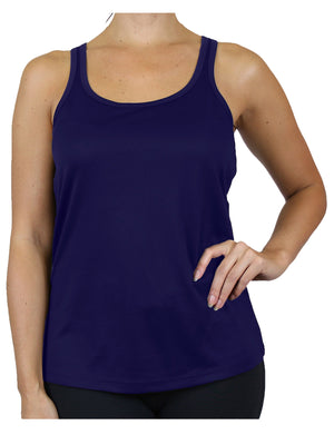 Womens Moisture Wicking Racerback Tanks view 4