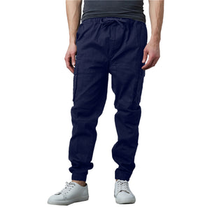 Men's Cotton Flex Stretch Cargo Jogger Pants (Sizes: S-2XL) view 4