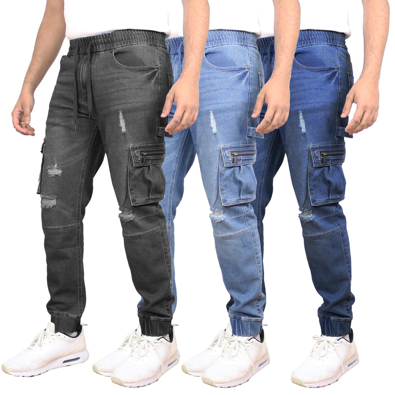 Men’s Stretch Cargo Carpenter Jean Jogger (Sizes, S to 3XL)