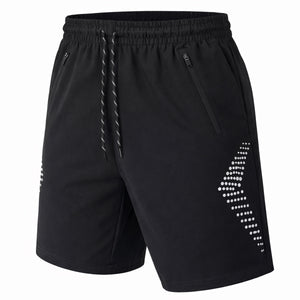 Men's Performance Training Shorts With Zipper Pockets (Sizes: S to 2XL) view 2