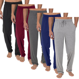 Men's 5-Pack Modern Fit Classic Lounge Pants (Sizes: S-3XL) view 3