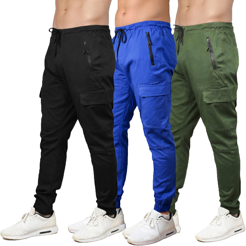Men's Cotton Flex-Stretch Cargo Jogger (Sizes 30 - 42)