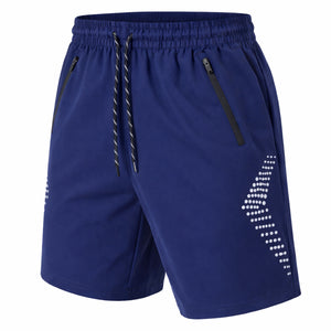 Men's Performance Training Shorts With Zipper Pockets (Sizes: S to 2XL) view 5