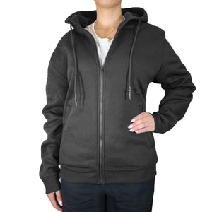Women’s Fleece-Lined Zip-Up Hoodies – Warm Cotton Blend, Modern Fit Sweatshirts view 2