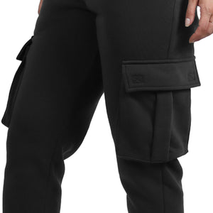 3-Pack Women's Loose Fit Fleece Jogger Sweatpants with Velcro Cargo Pockets (S-2XL) view 5