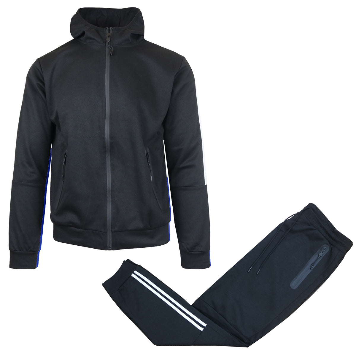 Men's Tech Fleece Full Zip Tracksuits 2 Piece Sets Athletic Jogging Outfit (S-3XL)