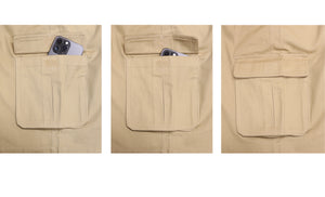 3-Pack Men's Cotton Flex Stretch Cargo Shorts With Belt (Sizes, 30-42) view 4