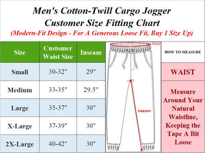 Men's Stretch Cargo Jogger Pants (S-2XL) view 2