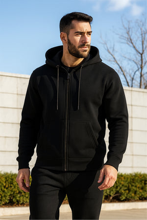 3-Pack Men’s Fleece-Lined Full-Zip Hoodie (S-3XL) view 2