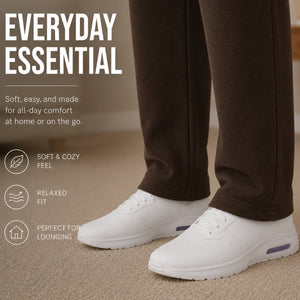 Men's Classic Heavyweight Fleece Sweatpants with Open Bottom (S-3XL) view 4