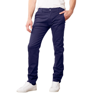 Men's Flat Front Stretch Chino Pants (Sizes- 30 to 44) New view 4