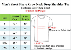 Men's Oversized Heavyweight Loose Fit Cotton Crew Tshirts view 2