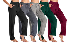 Women's 3-Pack Loose Fit Classic Lounge Pants (Sizes, S-3XL) view 1
