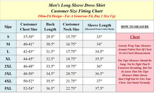 Men's Long Sleeve Solid Dress Shirts - Slim-Fit, Comfortable & Versatile for Everyday & Formal Wear (S-2XL) view 2