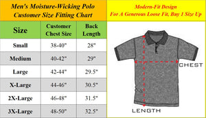 3-Pack Men's Short Sleeve Polo Shirts – Moisture-Wicking, Stretch Knit, Tagless, Regular Fit for All-Day Comfort view 4