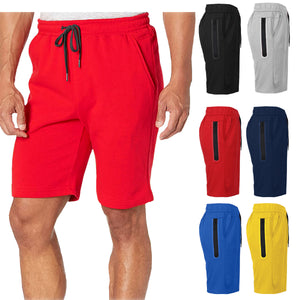 Men's Tech Fleece Performance Shorts With Heat Seal Zipper Pocket (Sizes, S-2XL) view 1