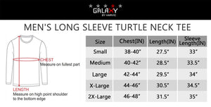 Men's Long Sleeve Turtle Neck T-Shirt (Sizes, S to 2XL) view 2