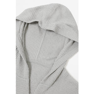 Men's Waffle Knit Thermal Pullover Hoodie (S-3XL) view 3