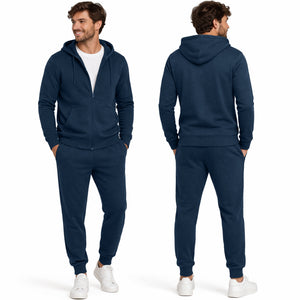 Men's French Terry Hoodie & Jogger Set (Sizes, S - 3XL) view 5