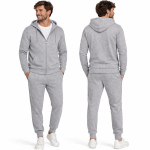 Men's French Terry Hoodie & Jogger Set (Sizes, S - 3XL) view 3