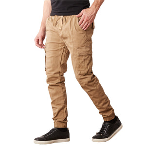 Men's Cotton Flex Stretch Cargo Jogger Pants (Sizes: S-2XL) view 5