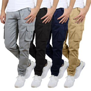 Men's Flex-Stretch Cotton Cargo Pants – Comfortable, Durable & Versatile (31-Inch Inseam) view 1