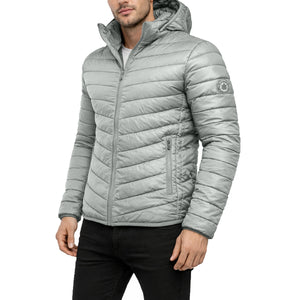 Mens Sherpa-Lined Hooded Puffer Jacket (Sizes, S to 2XL) view 3