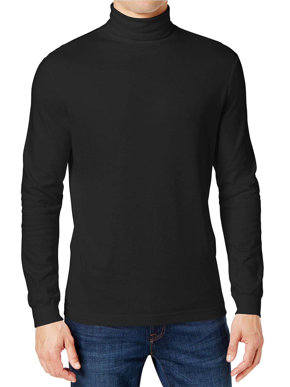 Men's Long Sleeve Turtle Neck T-Shirt (Sizes, S to 2XL)