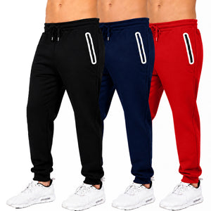 3-Pack Men's Fleece-Lined Jogger With Heat Seal Zipper Side Pockets view 6