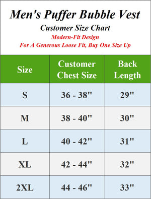 Men’s Heavyweight Hooded Puffer Bubble Vest view 5