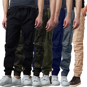 Men's Stretch Cargo Jogger Pants (S-2XL) view 4