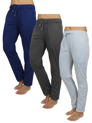 Women's 3-Pack Loose Fit Classic Lounge Pants (Sizes, S-3XL) view 6
