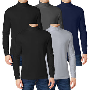 Men's Long Sleeve Turtle Neck T-Shirt (Sizes, S to 2XL) view 6