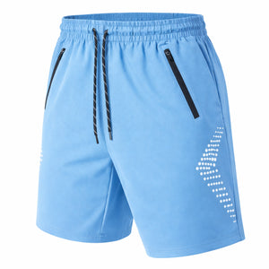 Men's Performance Training Shorts With Zipper Pockets (Sizes: S to 2XL) view 4