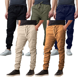 Men's Super Flex Stretch Cargo Jogger Pants (Sizes S-2XL) view 1